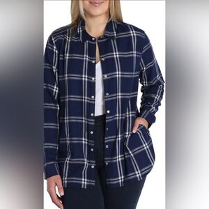 (31)Jachs Girlfriend New York Flannel Plaid Shirt Women' Sz S Pearl Snap Western